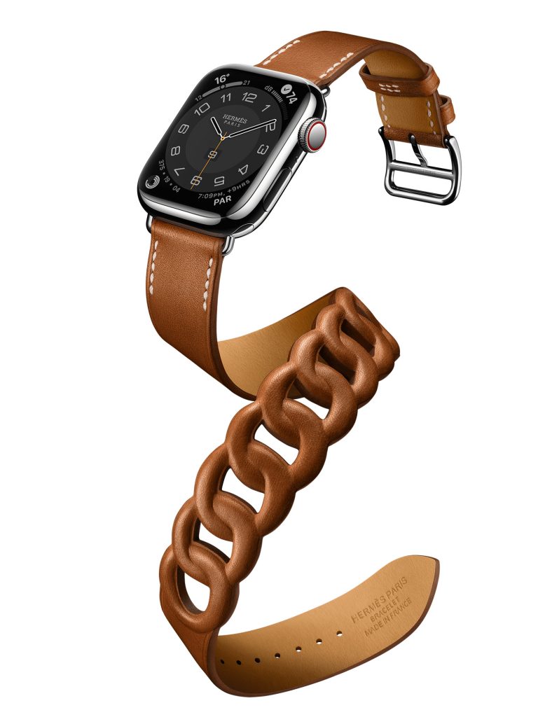 Buy Apple Watch Hermes Leather Double Tour Band - Fauve Barenia - Regular  online Worldwide 