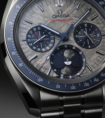 OMEGA presenta lo Speedmaster Moonphase Meteorite